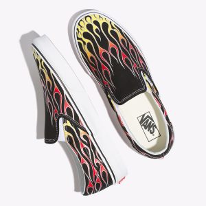 Vans Bayan Kaykay Ayakkabısı Mash Up Slip-On Siyah/Beyaz | 38452-522